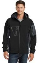Port Authority Adult Tall Waterproof Soft Shell Jacket With Hood and Pockets